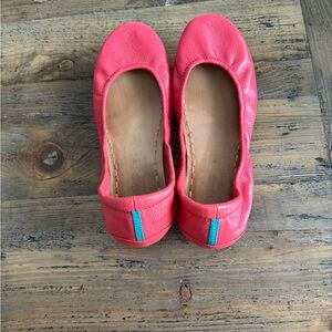 LIMITED EDITION Tieks by Gavrieli Poppy Red Ballet Flats Size 8